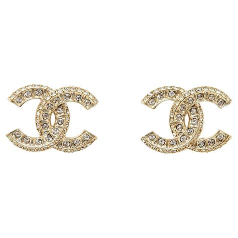 chanel ohrringe cc modeschmuck|Chanel ohrringe.